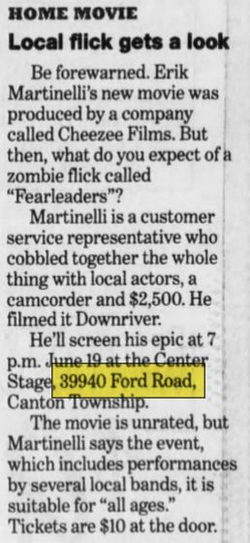 Center Stage - Jun 10 1999 Article (newer photo)